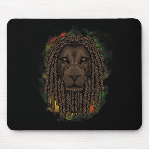 Alfombrilla De Ratón Rasta Lion Con Arcos - Muestra Tu Orgullo Y Regga