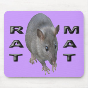 Alfombrilla De Ratón Rat Mat Mousepad
