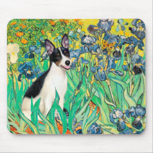 Alfombrilla De Ratón Rat Terrier - Lirios