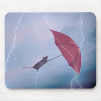 Alfombrilla De Ratón Rata en una tormenta Mousepad