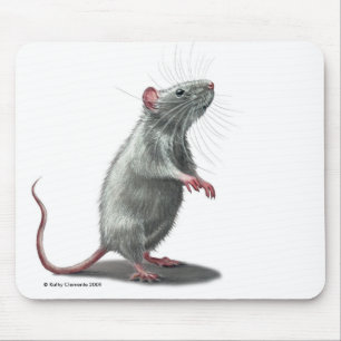 Alfombrilla De Ratón Rata Mousepad