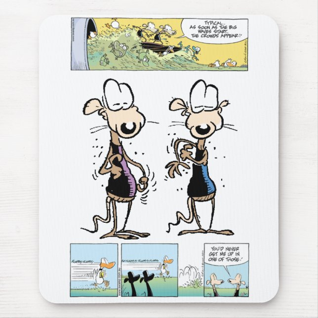 Alfombrilla De Ratón Ratas Mousepad de la descarga del pantano (Frente)