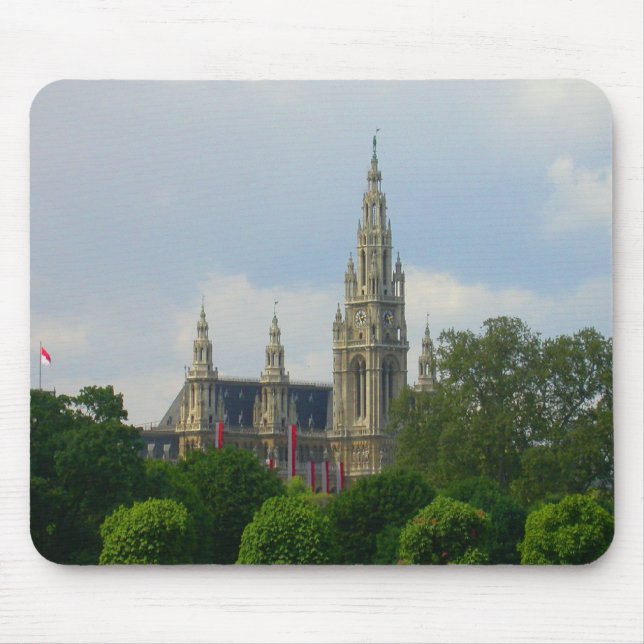 Alfombrilla De Ratón Rathaus, Viena Austria (Frente)