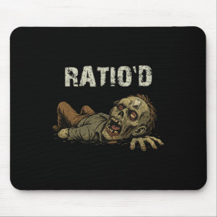 Alfombrilla De Ratón Ratio'd Teag Meme Divertido Zombie Npc Ratioed Gam