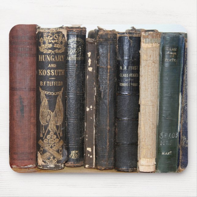 Alfombrilla De Ratón Ratón de biblioteca (Frente)