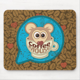 Alfombrilla De Ratón Ratón de café