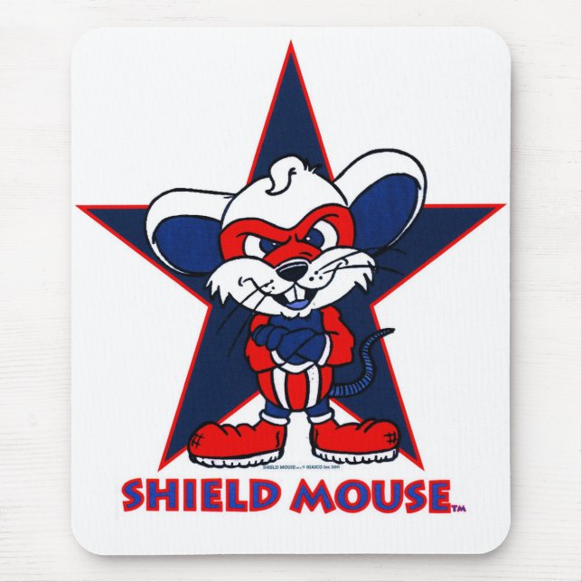 Alfombrilla De Ratón RATÓN del ESCUDO "la estrella!" MousePad (Frente)