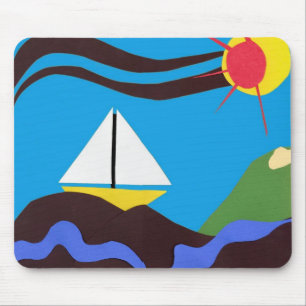 Alfombrilla De Ratón Ratón del marinero de la sol