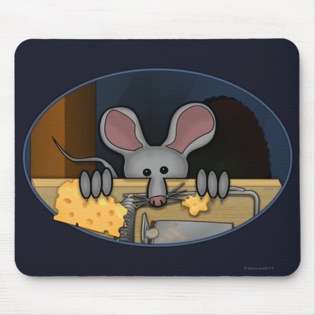 Alfombrilla De Ratón Ratón Kilroy Mousepad (Frente)