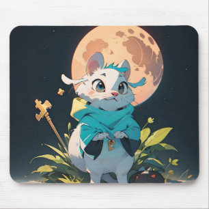 Alfombrilla De Ratón Ratón lunar Mystique Mouse Mat