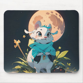 Alfombrilla De Ratón Ratón lunar Mystique Mouse Mat