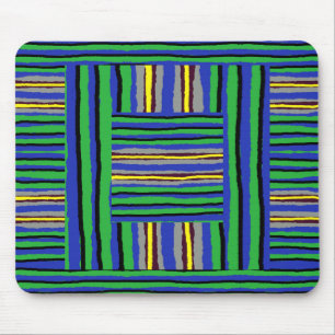 Alfombrilla De Ratón Ratón Pad Kente Stripes