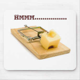 Alfombrilla De Ratón Ratonera de Mousepad, Hmmm ................
