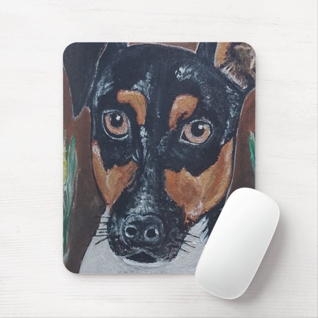 Alfombrilla De Ratón Ratonero in Canyon Painting by Alfred Fox (Con ratón)