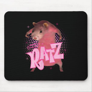 Alfombrilla De Ratón Ratz Fun Ratz Rosa Rat Meme Halloween