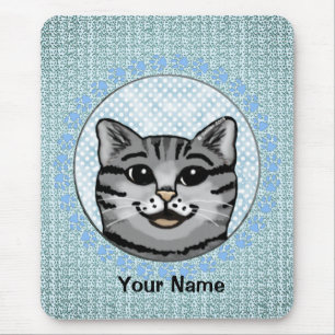 Alfombrilla De Ratón Ratzy Cat Face Mousepad