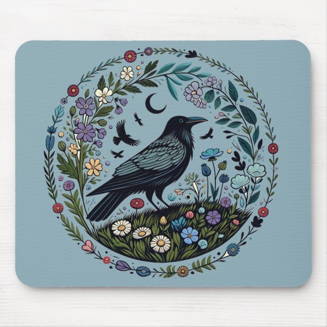 Alfombrilla De Ratón Raven (Frente)