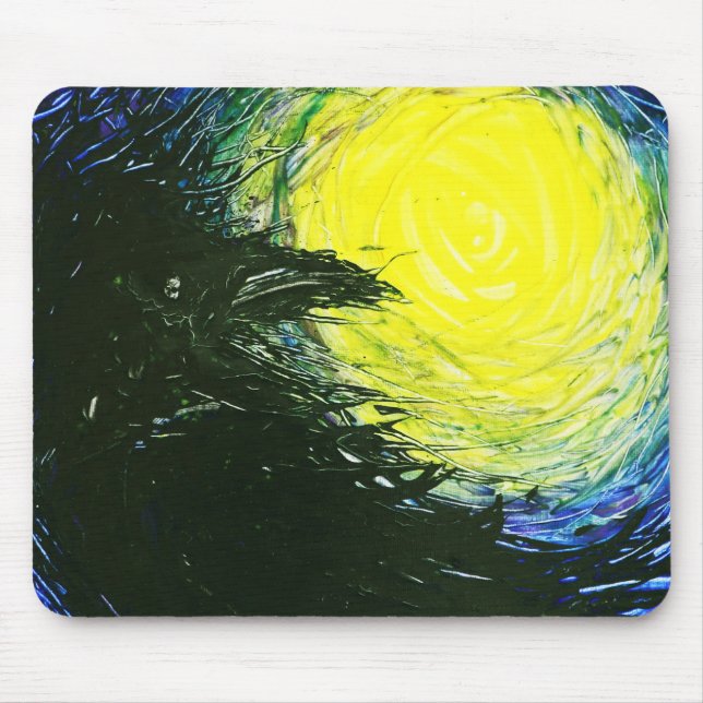 Alfombrilla De Ratón Raven (Frente)