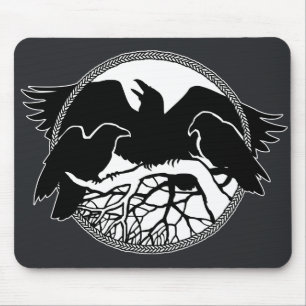 Alfombrilla De Ratón Raven Art Mouspads Guay Crow Art Regalos de comput