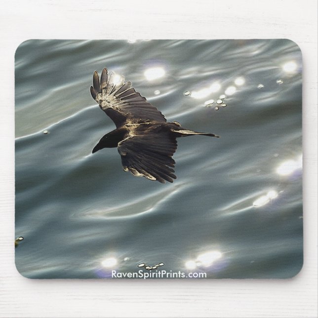 Alfombrilla De Ratón RAVEN volador\Mousepad CRUZ (Frente)
