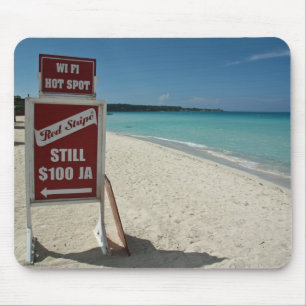 Alfombrilla De Ratón Raya del rojo de 100 Ja