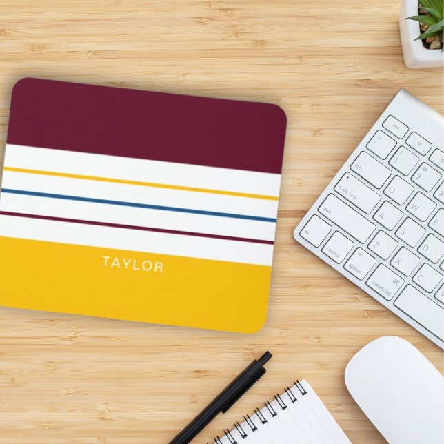 Alfombrilla De Ratón Rayas ámbar de mora otoñales (Subido por el creador)