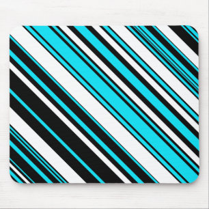 Alfombrilla De Ratón Rayas de agua blanca y fina