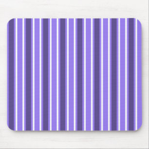 Alfombrilla De Ratón Rayas de caramelo morado y blanco