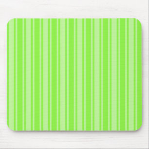 Alfombrilla De Ratón Rayas de caramelo verde limón