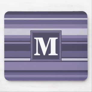 Alfombrilla De Ratón Rayas moradas monográficas