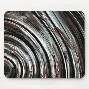 Alfombrilla De Ratón Rayas silvestres muy rústicas o recortes circulare
