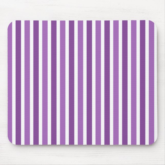 Alfombrilla De Ratón Rayas verticales Mousepad, púrpura (Frente)