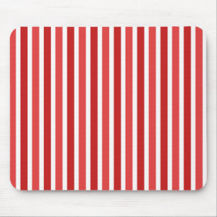 Alfombrilla De Ratón Rayas verticales Mousepad, rojo