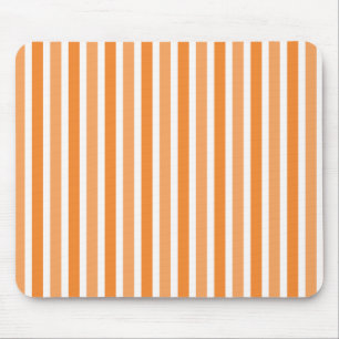 Alfombrilla De Ratón Rayas verticales Mousepad, Tangerina