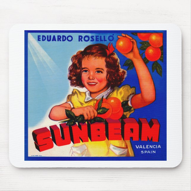 Alfombrilla De Ratón Rayo de sol (Frente)