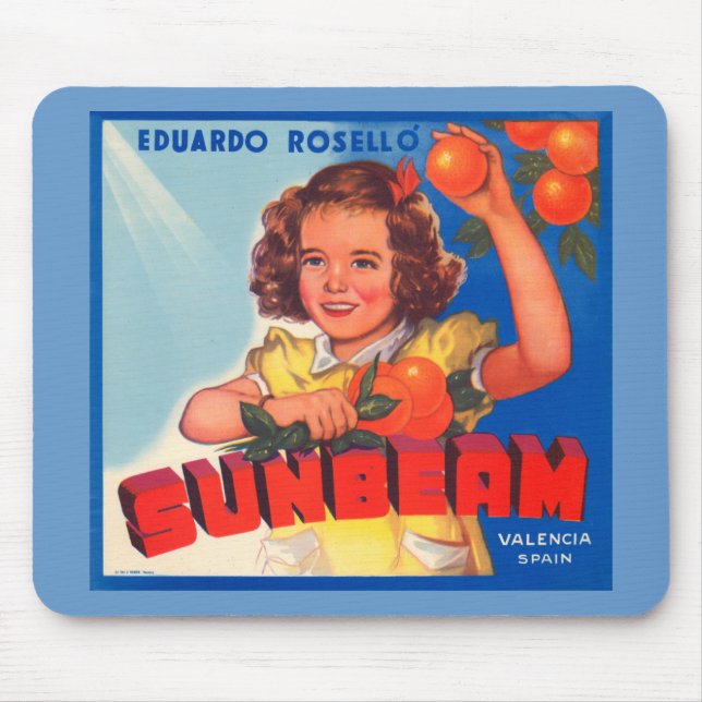 Alfombrilla De Ratón Rayo de sol (Frente)