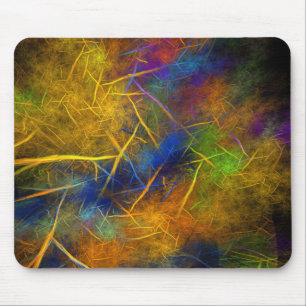 Alfombrilla De Ratón Rayo fractal (llama de tormenta)