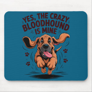 Alfombrilla De Ratón Raza Bloodhound Perro Lindo Amante de Mascotas Car