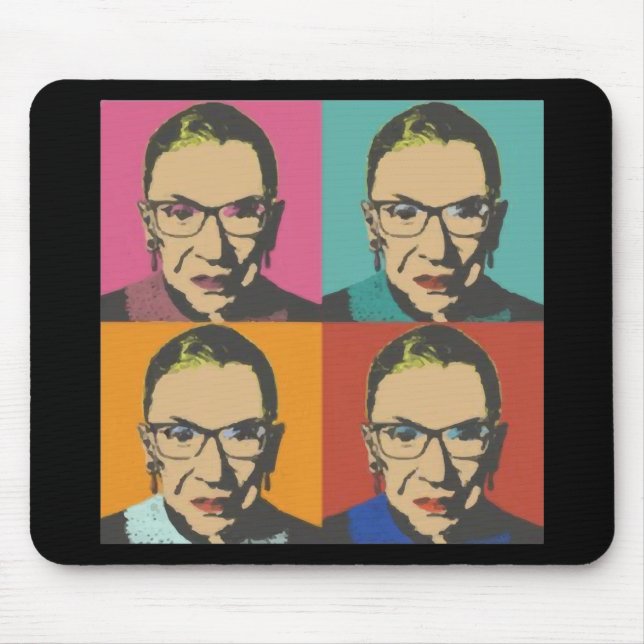 Alfombrilla De Ratón RBG Mujeres, célebre RBG, Ruth Bader Ginsburg (Frente)