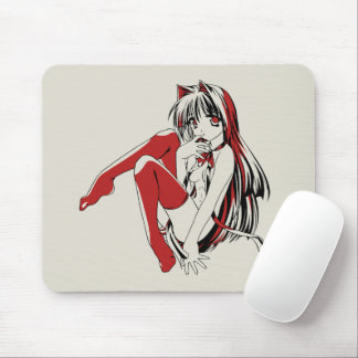 Alfombrilla De Ratón RBP, Neko, el Chica sexy de Anime