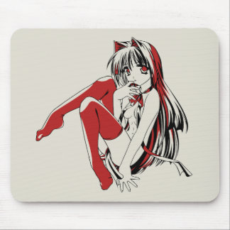 Alfombrilla De Ratón RBP, Neko, el Chica sexy de Anime