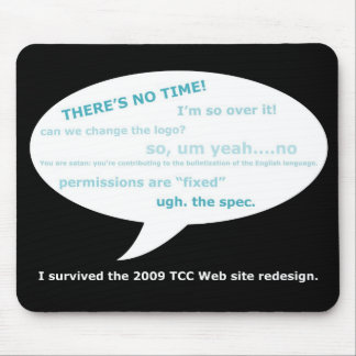 Alfombrilla De Ratón Reajuste Mousepad del Web del TCC