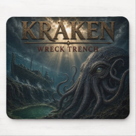 Alfombrilla De Ratón Realismo Oscuro Kraken Fosa de Naufragios