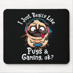 Alfombrilla De Ratón Realmente Me Gusta Los Higos Y Los Juegos Ok El Vi