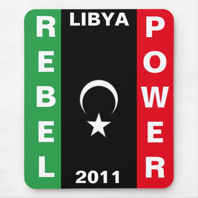 ALFOMBRILLA DE RATÓN REBEL POWER LIBYA 2011 (Frente)