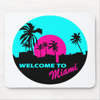 Alfombrilla De Ratón Recepción fresca al diseño de Miami