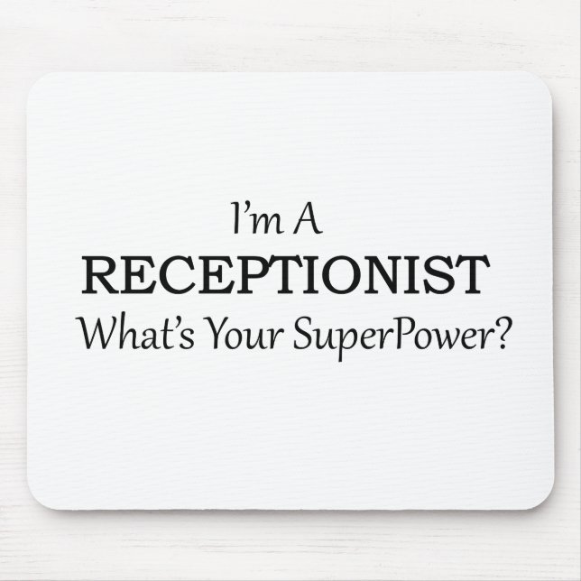 ALFOMBRILLA DE RATÓN RECEPCIONISTA (Frente)