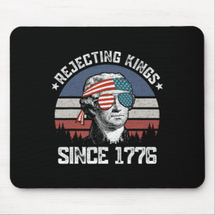 Alfombrilla De Ratón Rechazando Reyes Desde 1776 George Washington 4 de