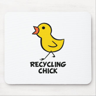 Alfombrilla De Ratón Reciclaje del polluelo Mousepad