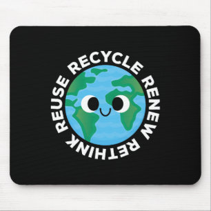 Alfombrilla De Ratón Reciclar reutilizar repensar crisis de repensar E 